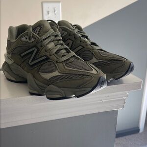 New Balance Khaki Athletic Sneakers